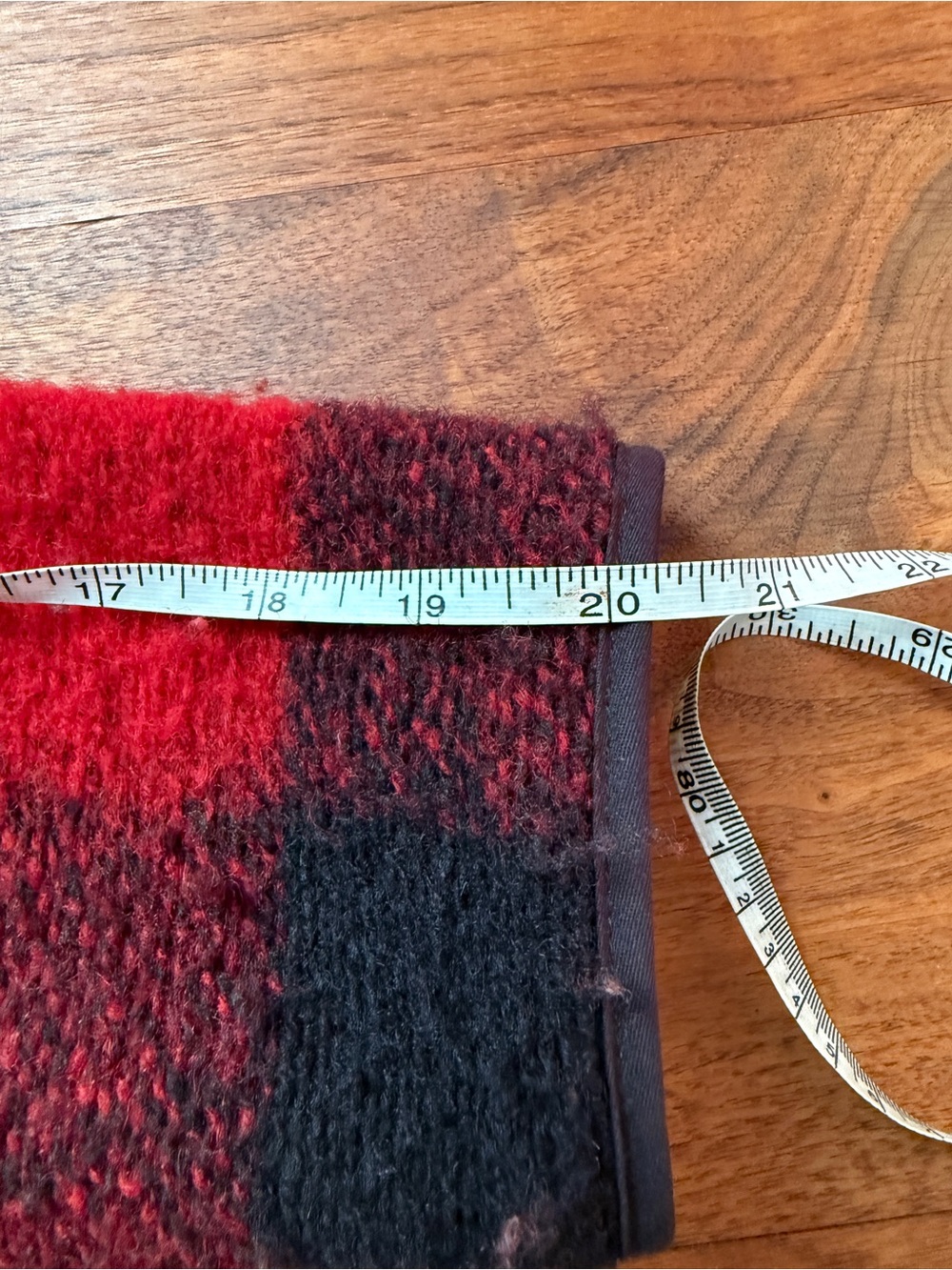 Wilfred Red and Black Buffalo-Check Pea Coat - Picture 10 of 11